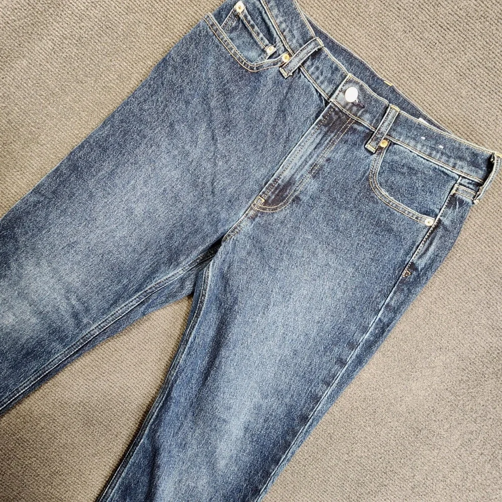 Gap Jeans Womens 10R Blue '90s Straight High Rise Denim Pants